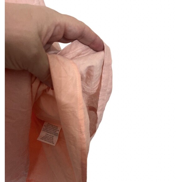 French Curve Linen Sleeveless Shift Dress Size Small - Picture 7 of 7